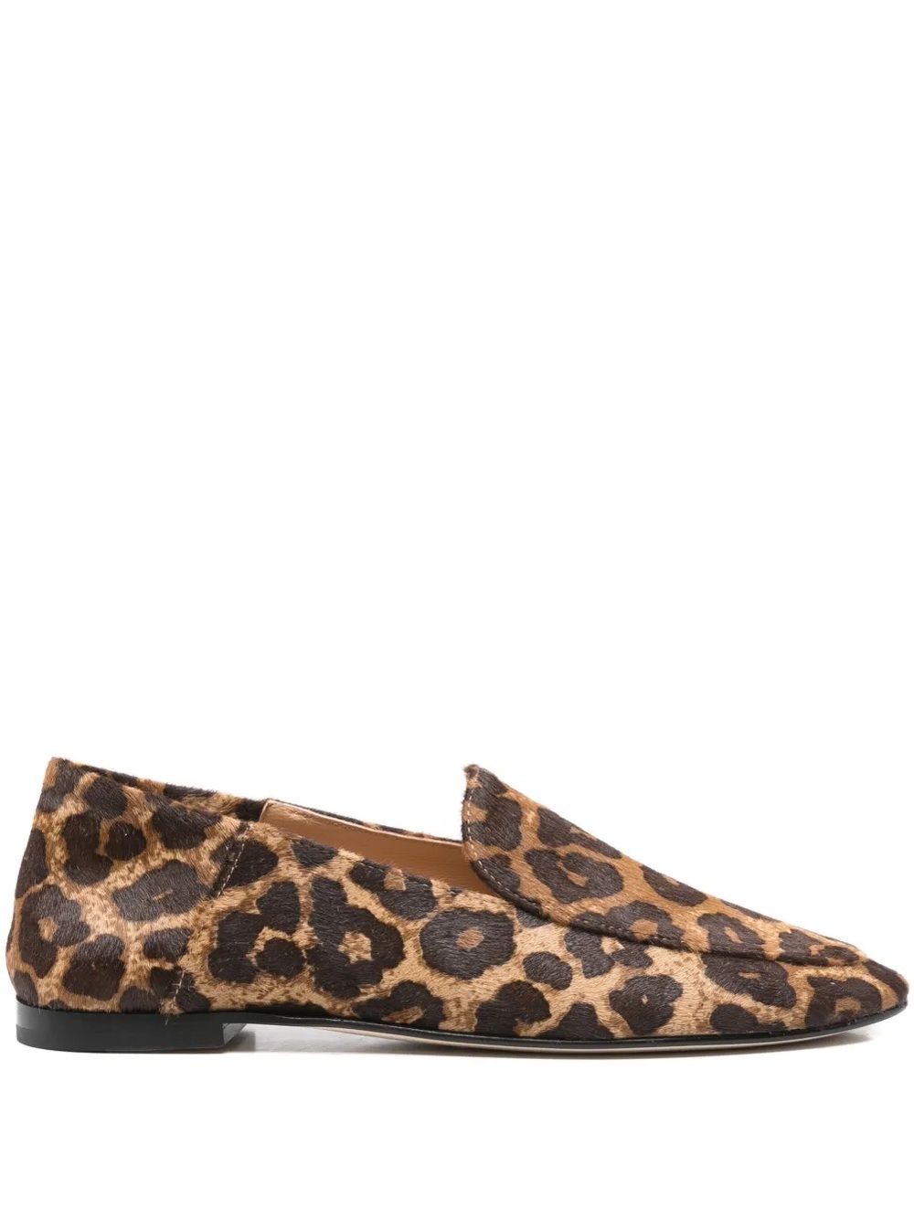 Dear Frances Leopard Print Calf Hair Women’s Slip-On Loafers